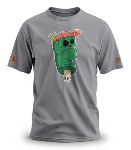Camiseta Zombie con Estampado Frontal Grande | Streetwear