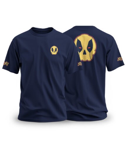 Camiseta NDS "Dead Skull" - Bolsillo Dual Print | Color Tricolor