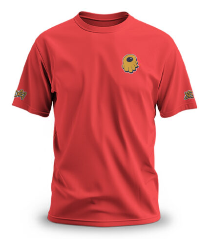 Camiseta con Diseño en Pecho y Espalda Grande | Modelo "Fantasma" Ámbar